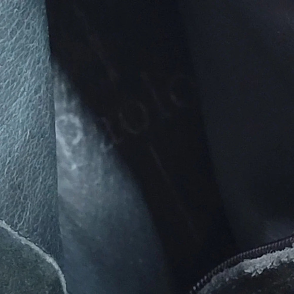 Linea Paolo Womens Suede Leather Square Toe Chunky Heel Black Mid-Calf Boot Chic - Picture 9 of 12